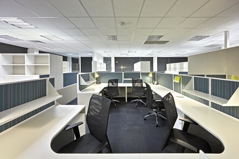 Interior office workspace