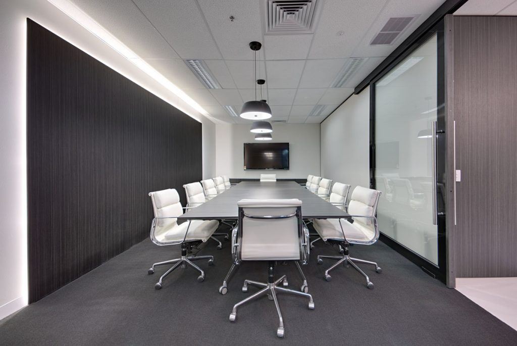 real estate board room fit out