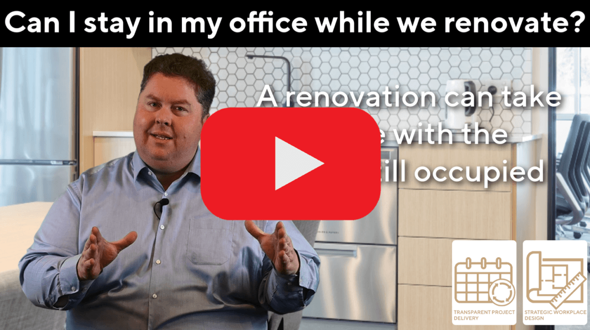 Can you stay in your office while renovations take place?