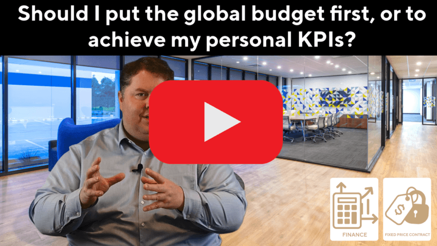 Global budget first or achieving KPI's