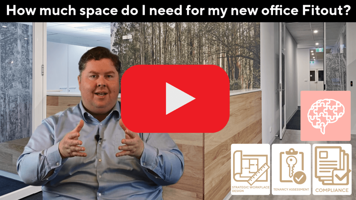 Space needed for office fitout