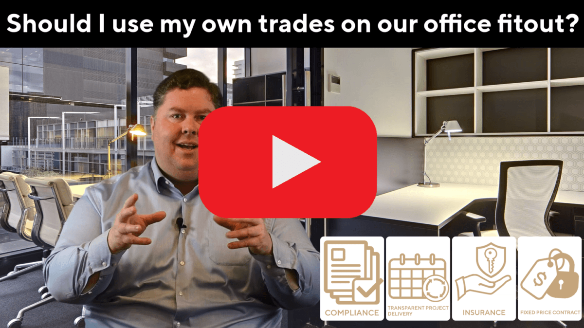 Using own trade on office fitout